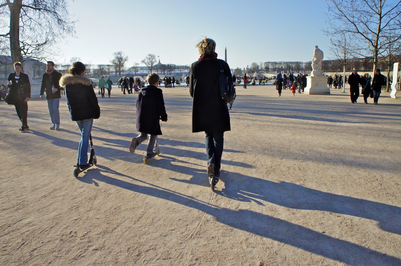 Domingão no Tuileries em Paris.