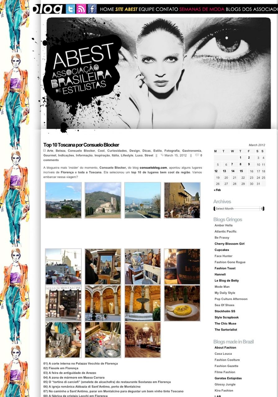 ABEST blog- Top 10 da Toscana!