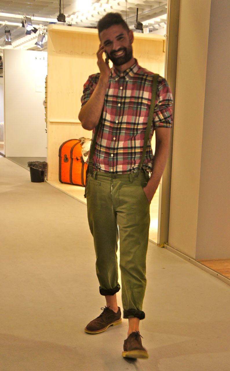 Pitti Uomo: Tendência Moda Masculina, calça verde