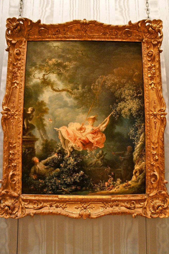 Outra obra famosa de Fragonard.  O jogo de erotismo e natureza neste quadro da época Rococo é uma obra prima. 1767