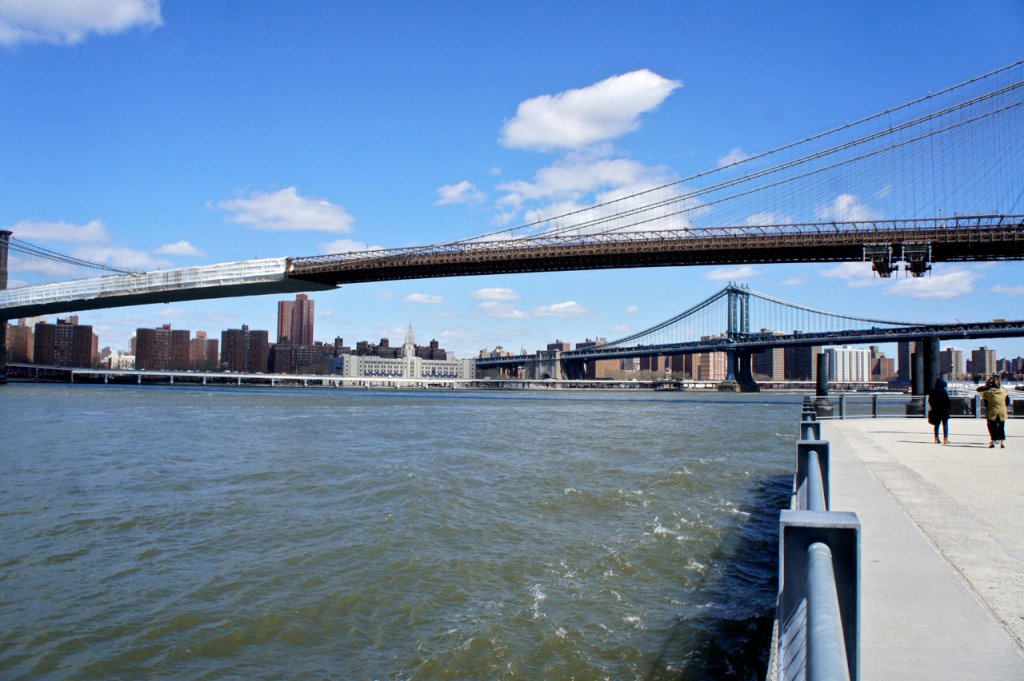 O Brooklyn e Williamsburg bridges