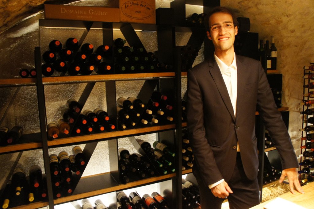 Nosso sommelier brasileiro, Maurí´cío.