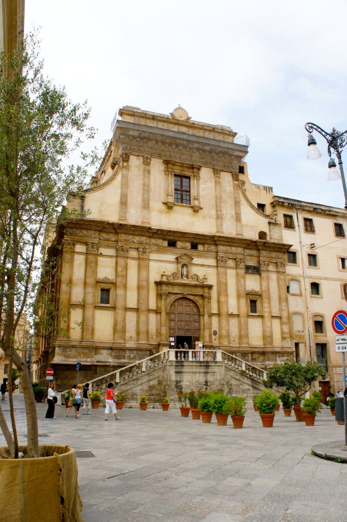 A igreja de Santa Catarina em Palermo