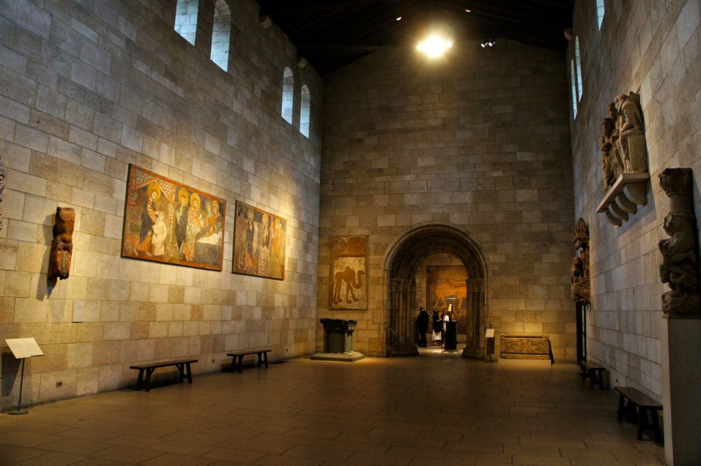 Uma sala inteira foi criada para dar uma idéia do tamanho que seria esta igreja.