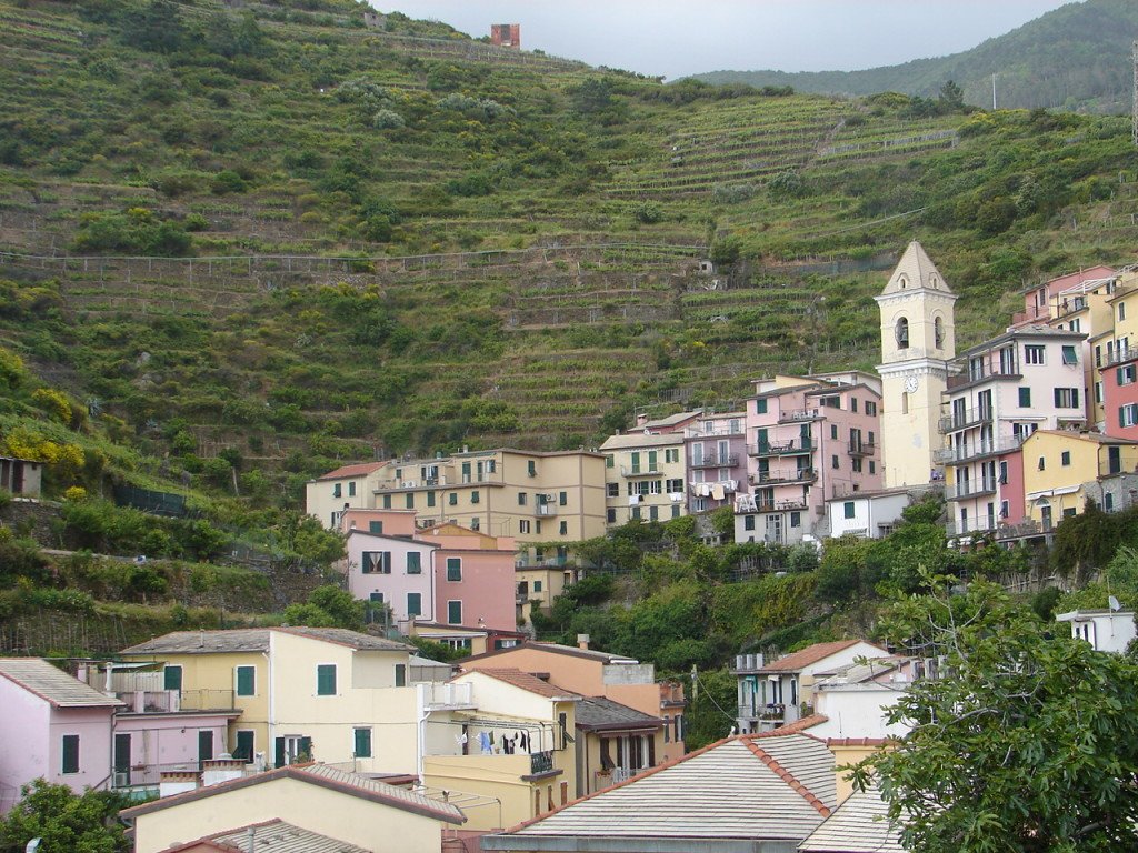 As cores de Cinque Terre