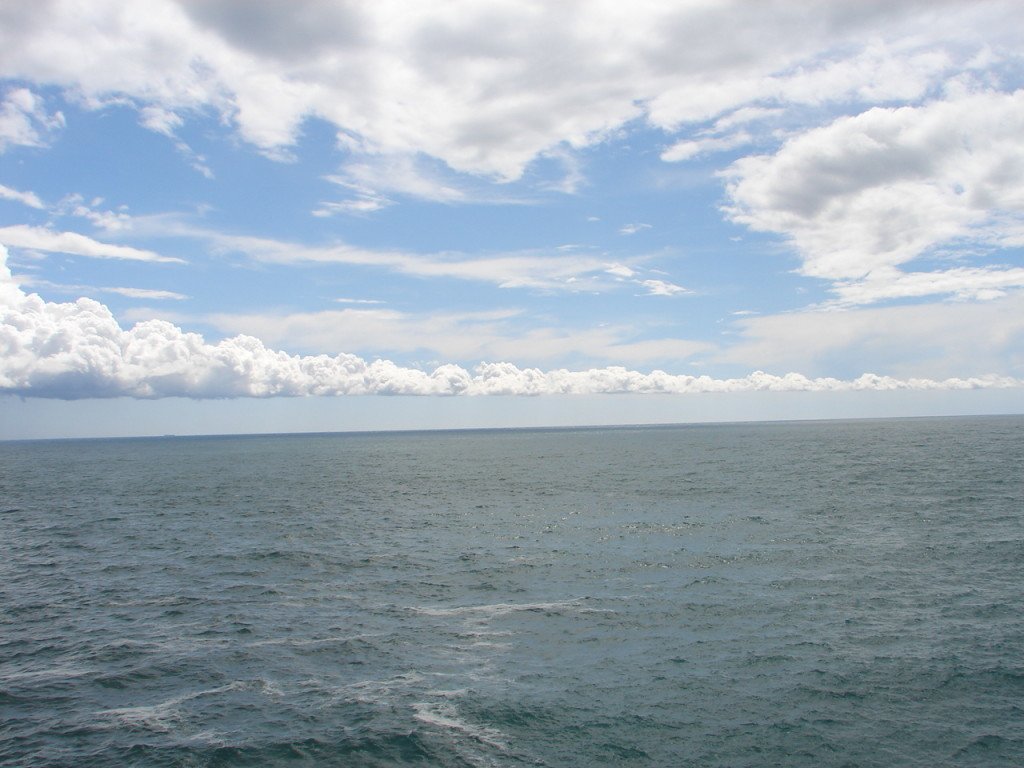 O mar e o céu eram um só