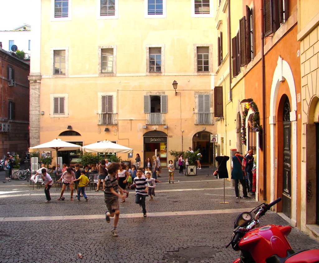 As férias chegaram, em Campo de Fiori