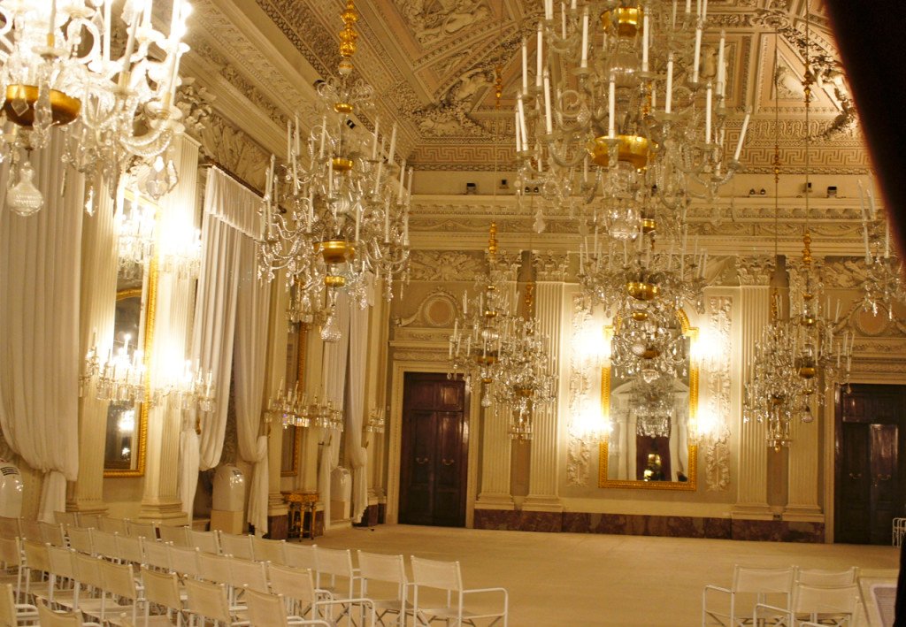 A Sala Bianca na Galleria Palatina.