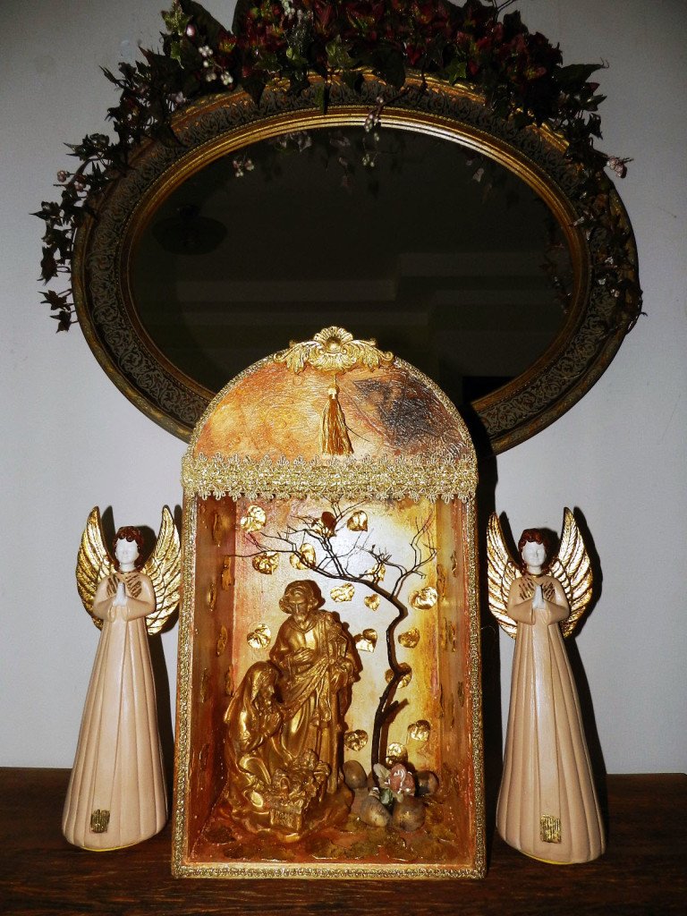 Este é o meu oratório com a Sagrada Família, Eliara Ferreira