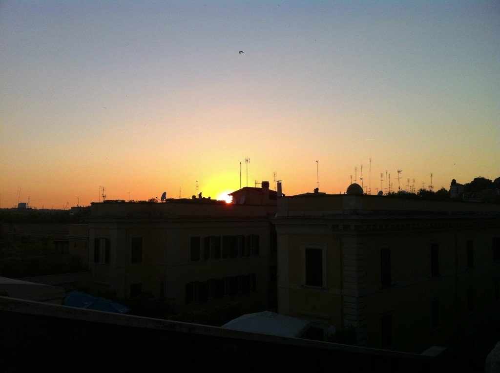 Skyline da Piazza di Spagna