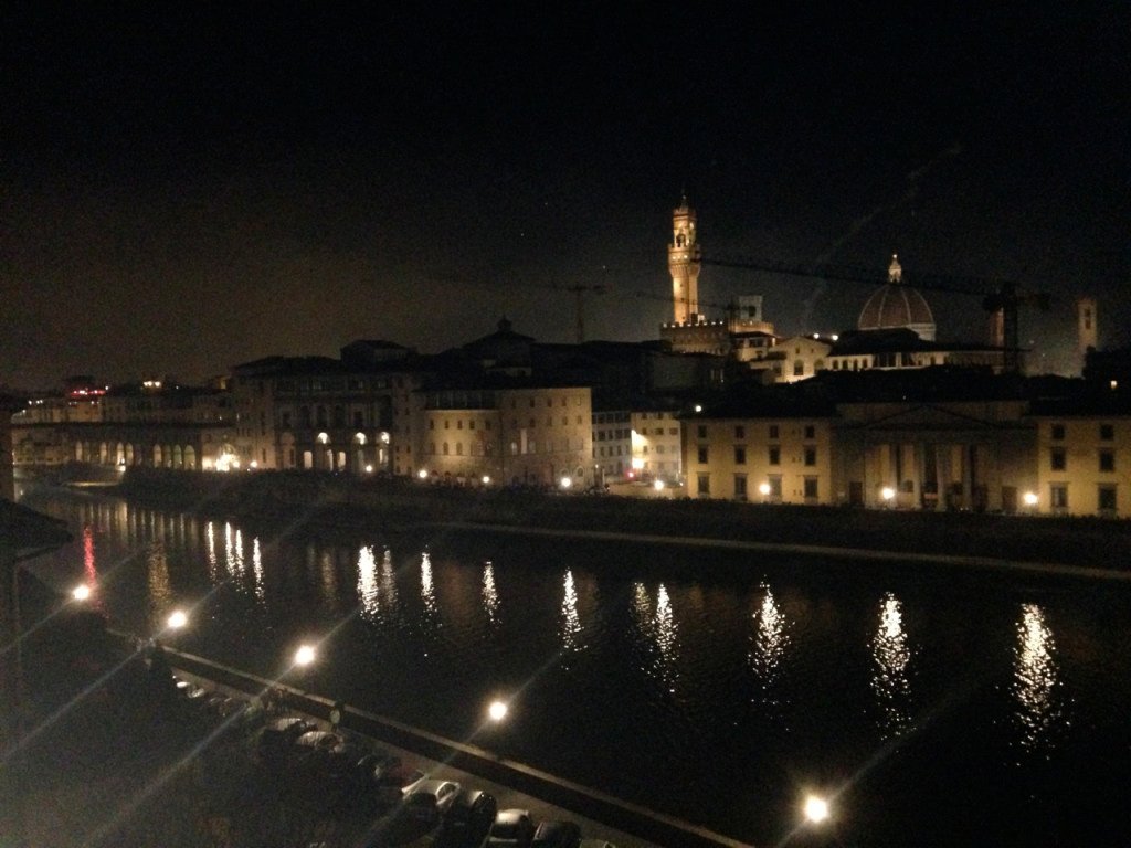 Florença na noite do dia 31 de dezembro...