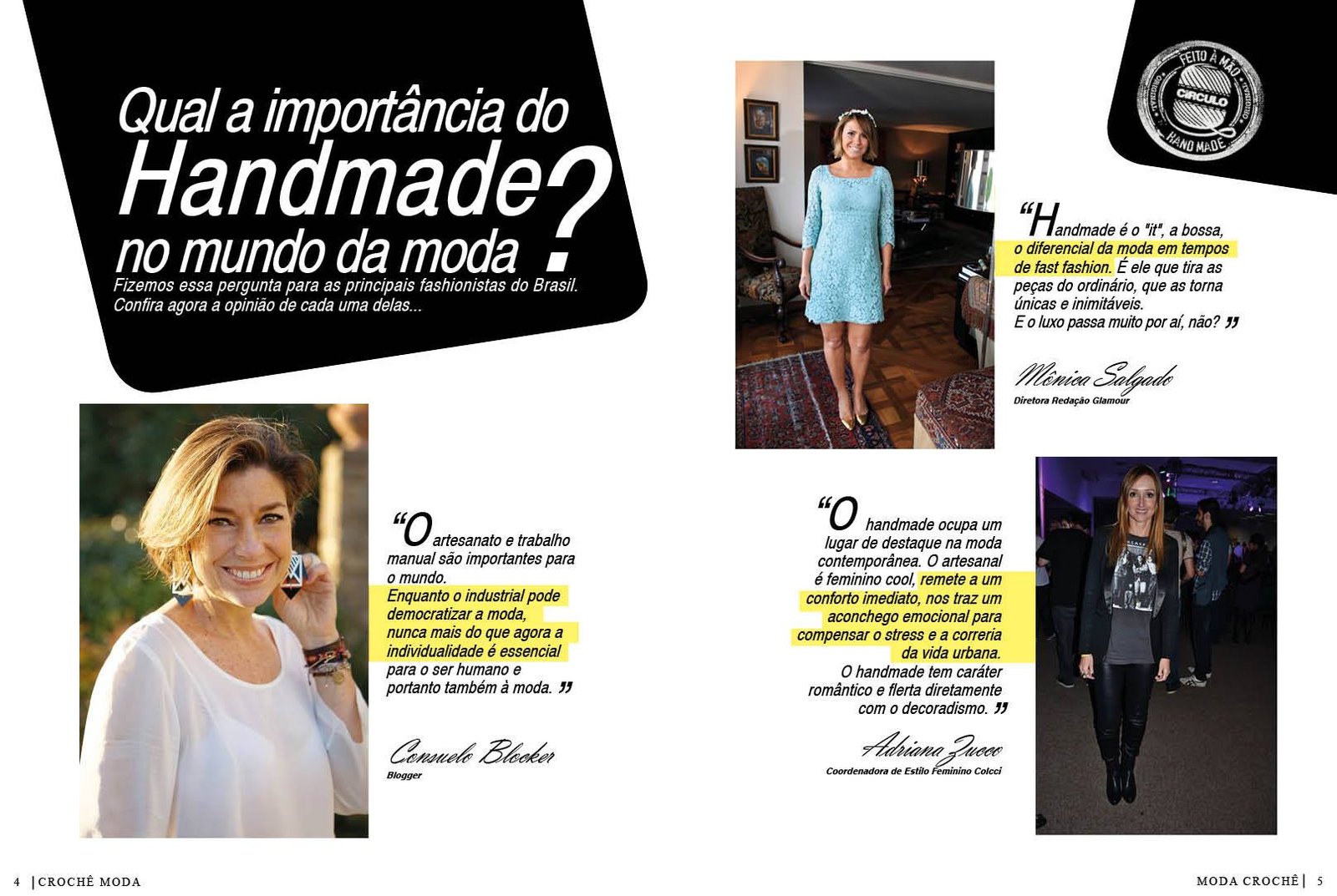 Qual a importância do handmade no mundo da moda? Pergunta a revista Crochê!