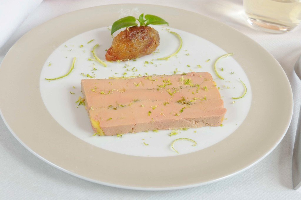 foie gras de canard aux zestes de citron vert - GUY MARTIN