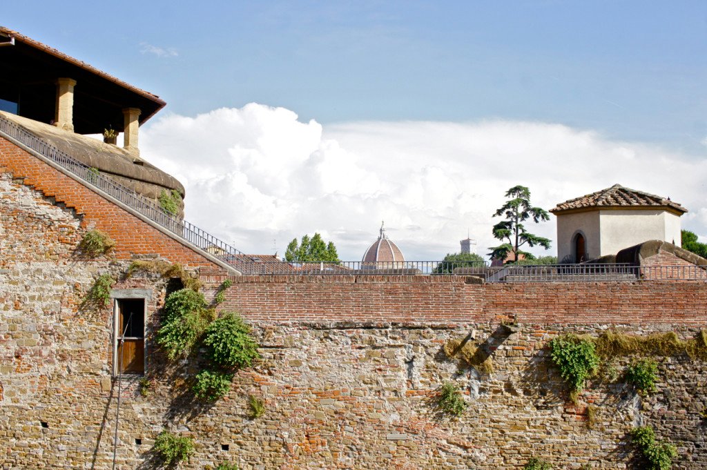 Vista do Duomo de Florença lá da Fortezza da Basso onde acontece o Pitti Uomo