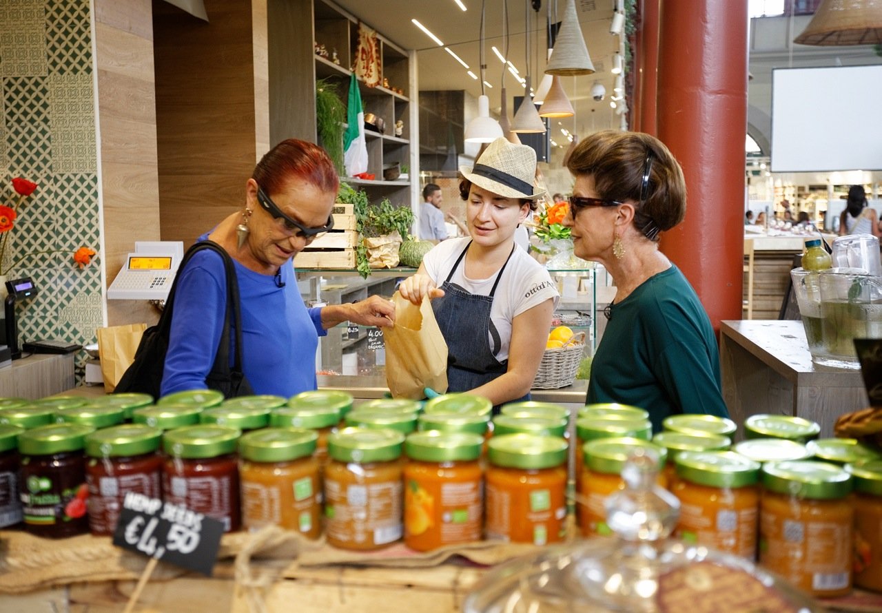 Costanza e Marilu na Toscana… feira e receitas!