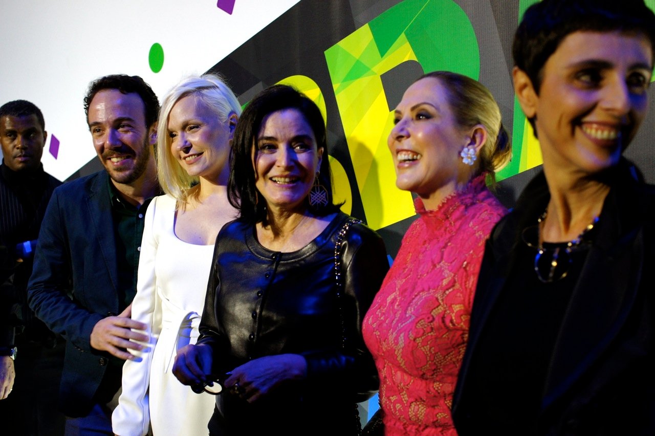 A abertura contou com grandes profissionais da moda brasileira.