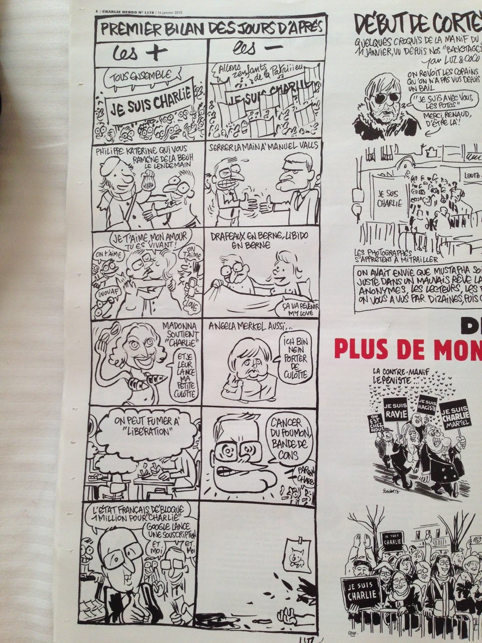 Charlie Hebdo Cover, o exemplar completo desta semana…