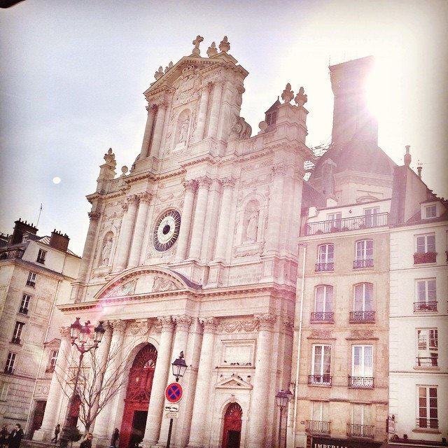 A igreja de Saint Paul no Marais