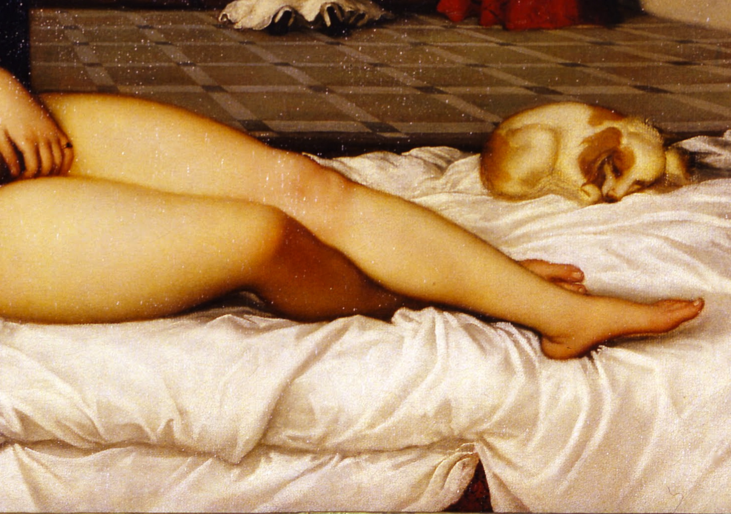 Tiziano Detalhe Vênus de Urbino2