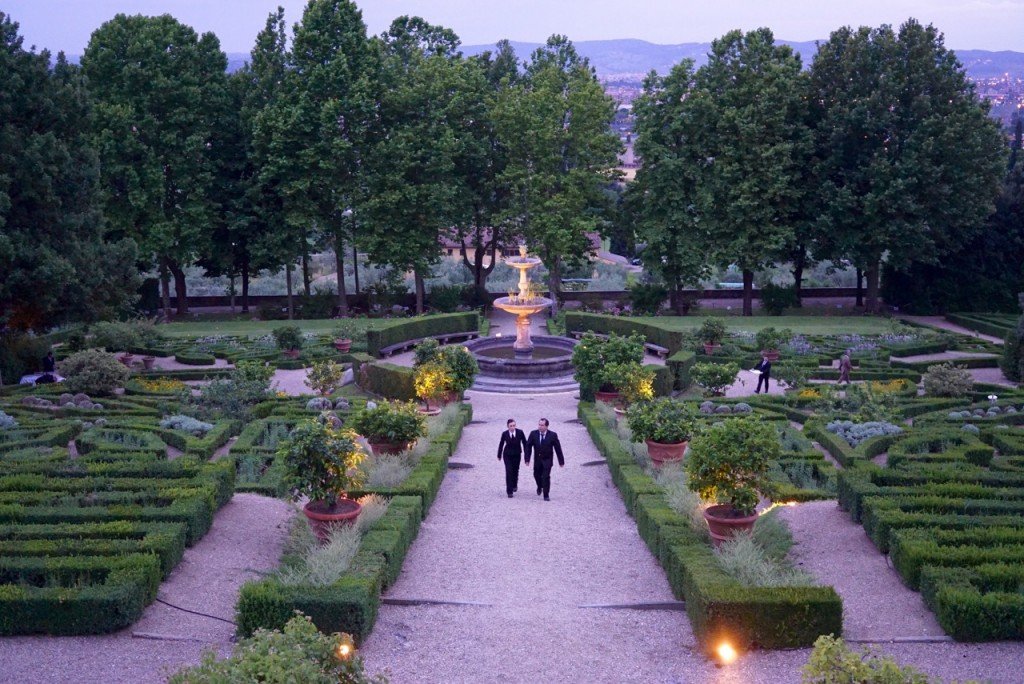 Os jardins maravilhosos da Villa Petraia