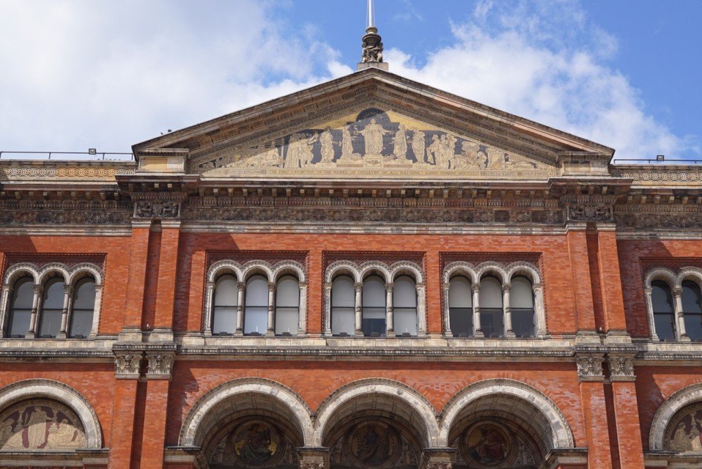 O lindo pátio central do Victoria and Albert Museum!