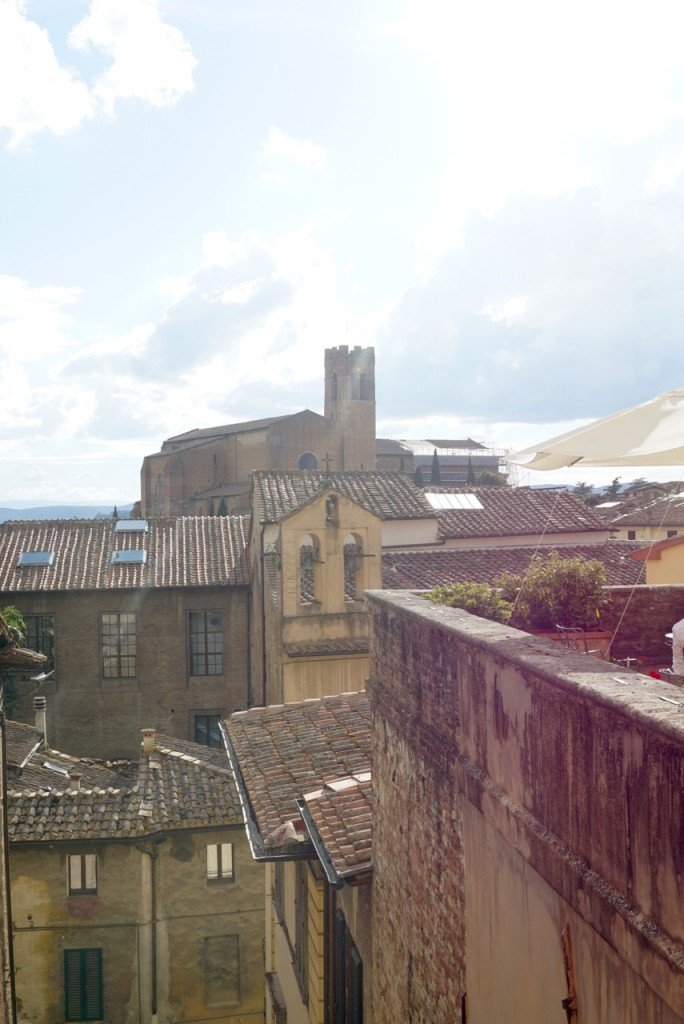 A vista da igreja de Santa Caterina