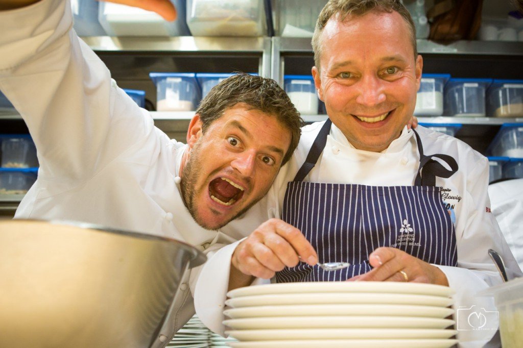 Os chefs Peter Brunel e Oliver Glowig