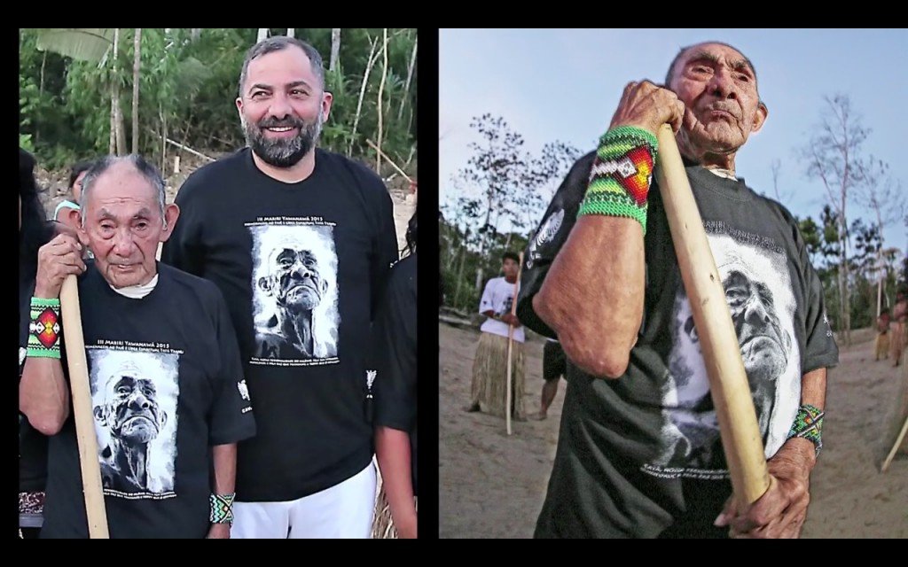 Alberto Hiar ensinou tanto do que aprendeu com os índios no Acre a Regina.