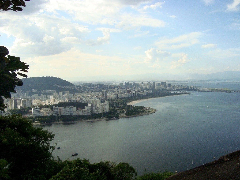 A vista do aterro do Flamengo
