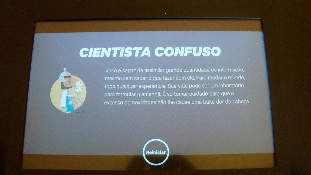 O resultado do teste da Isa e meu, cientistas confusas.