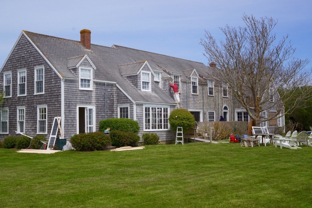 Casas sendo reformadas